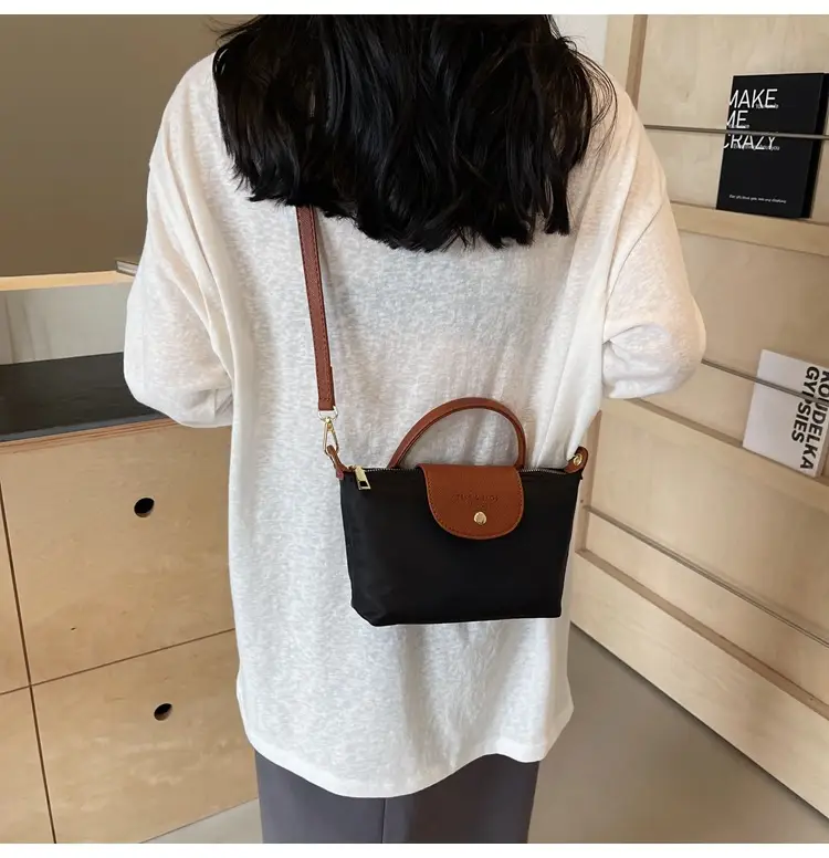 Women's 2024 Shoulder Crossbody Bag Brown Oxford Cloth — feature 28