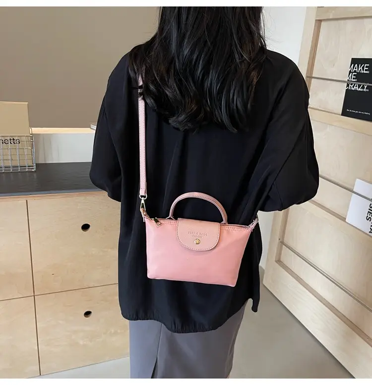 Women's 2024 Shoulder Crossbody Bag Brown Oxford Cloth — feature 31