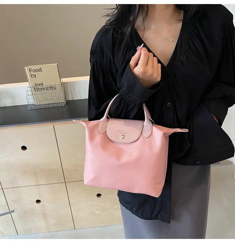 Women's 2024 Shoulder Crossbody Bag Brown Oxford Cloth — feature 32