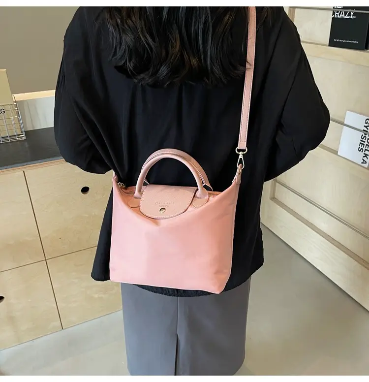 Women's 2024 Shoulder Crossbody Bag Brown Oxford Cloth — feature 33