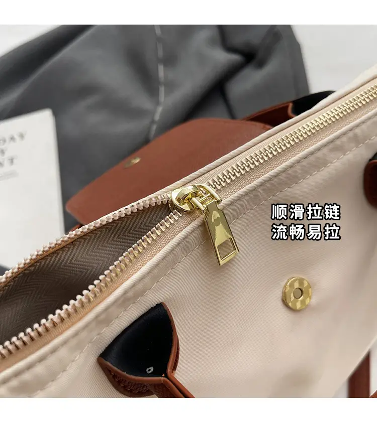 Women's 2024 Shoulder Crossbody Bag Brown Oxford Cloth — feature 5