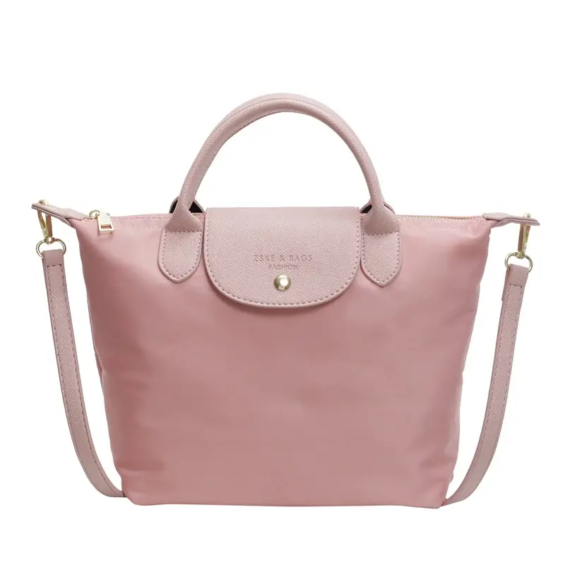 Women's 2024 Shoulder Crossbody Bag Brown Oxford Cloth