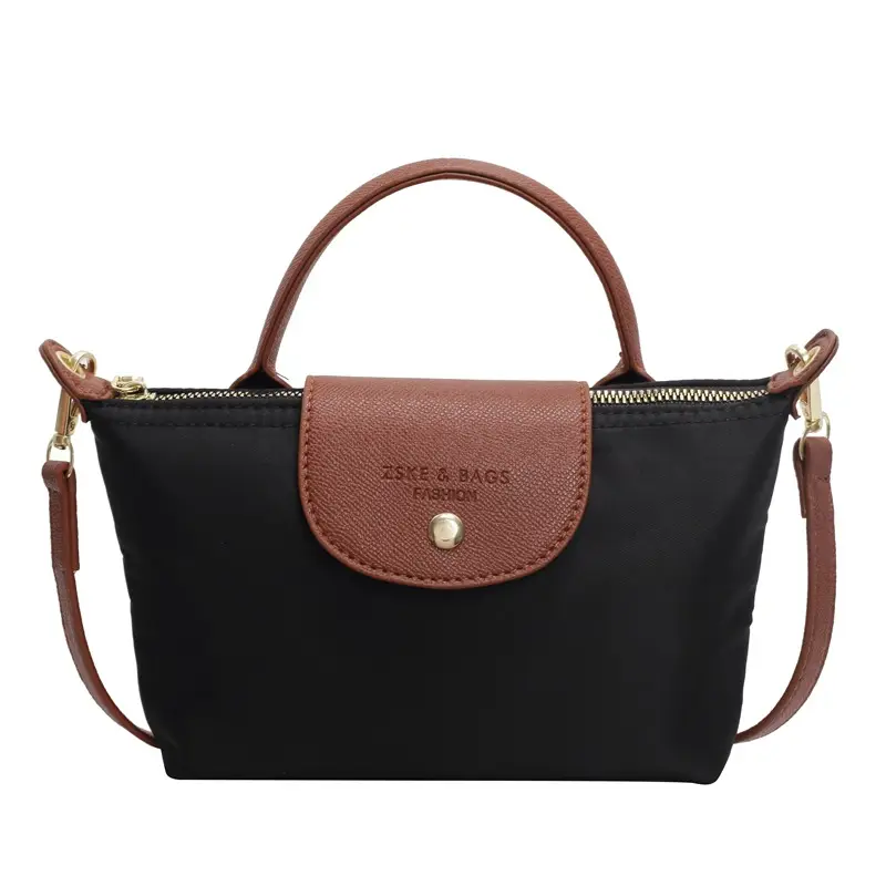 Women's 2024 Shoulder Crossbody Bag Brown Oxford Cloth