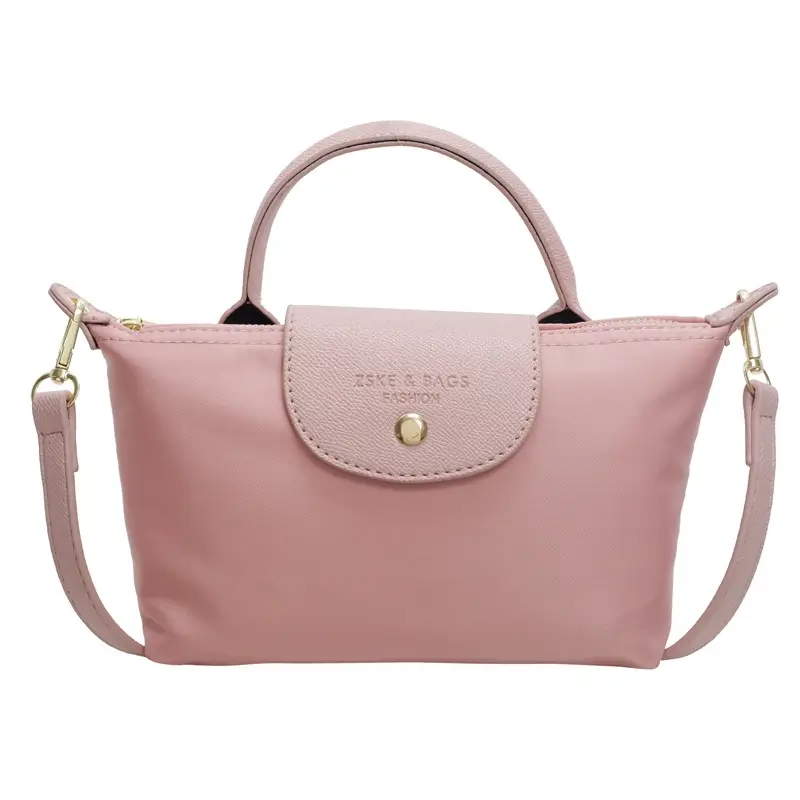 Women's 2024 Shoulder Crossbody Bag Brown Oxford Cloth