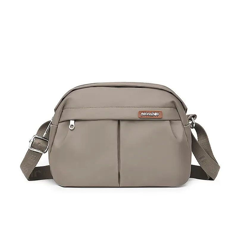 Women Crossbody Bag Grey Solid Color - Image 17