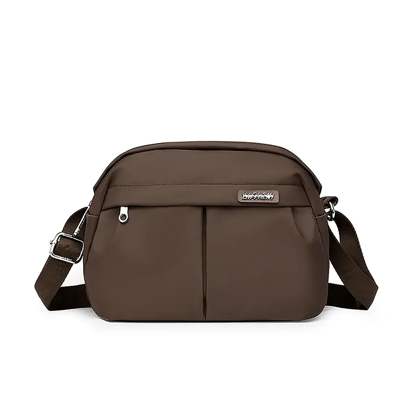 Women Crossbody Bag Grey Solid Color - Image 10