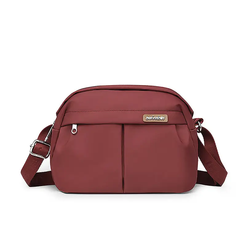 Women Crossbody Bag Grey Solid Color - Image 11