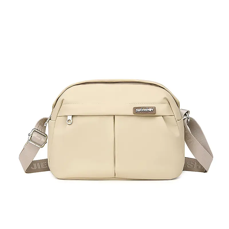 Women Crossbody Bag Grey Solid Color - Image 4
