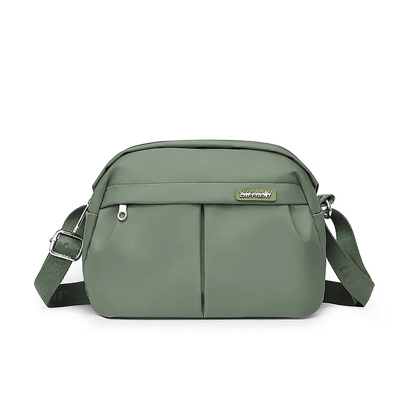 Women Crossbody Bag Grey Solid Color - Image 5