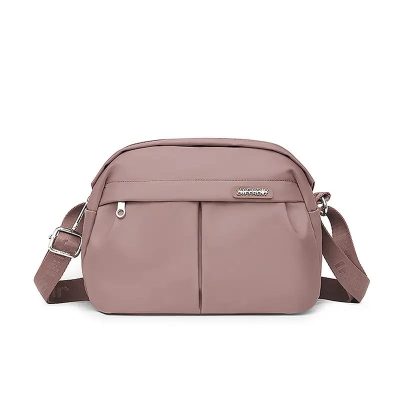 Women Crossbody Bag Grey Solid Color - Image 8