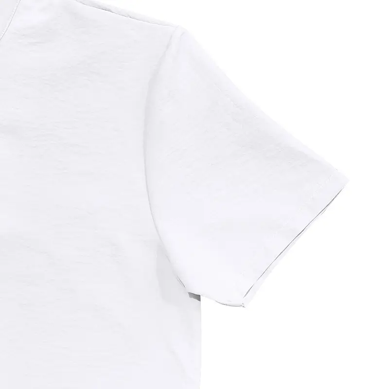Men's 2025 Summer T-Shirt Brown Button Collar Short Sleeve — feature 10
