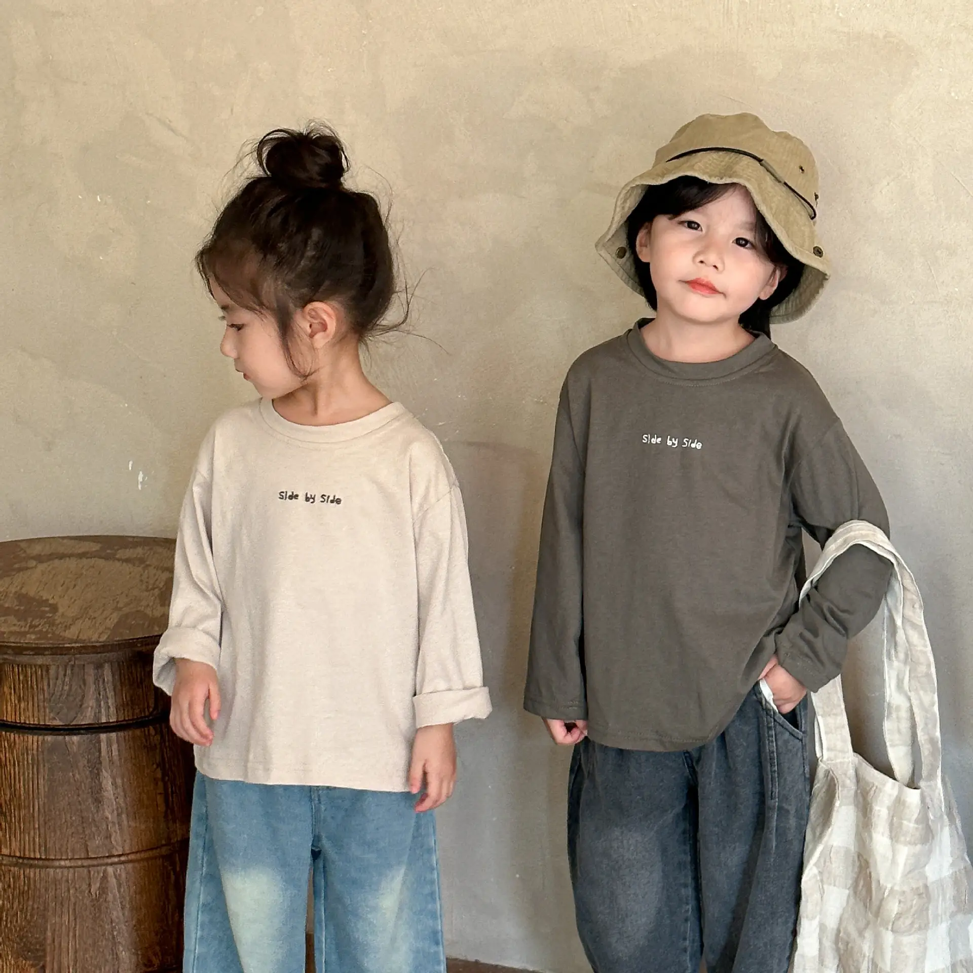 Girls Cotton Long Sleeve T-Shirt 2026 Autumn Loose Fit - Image 3