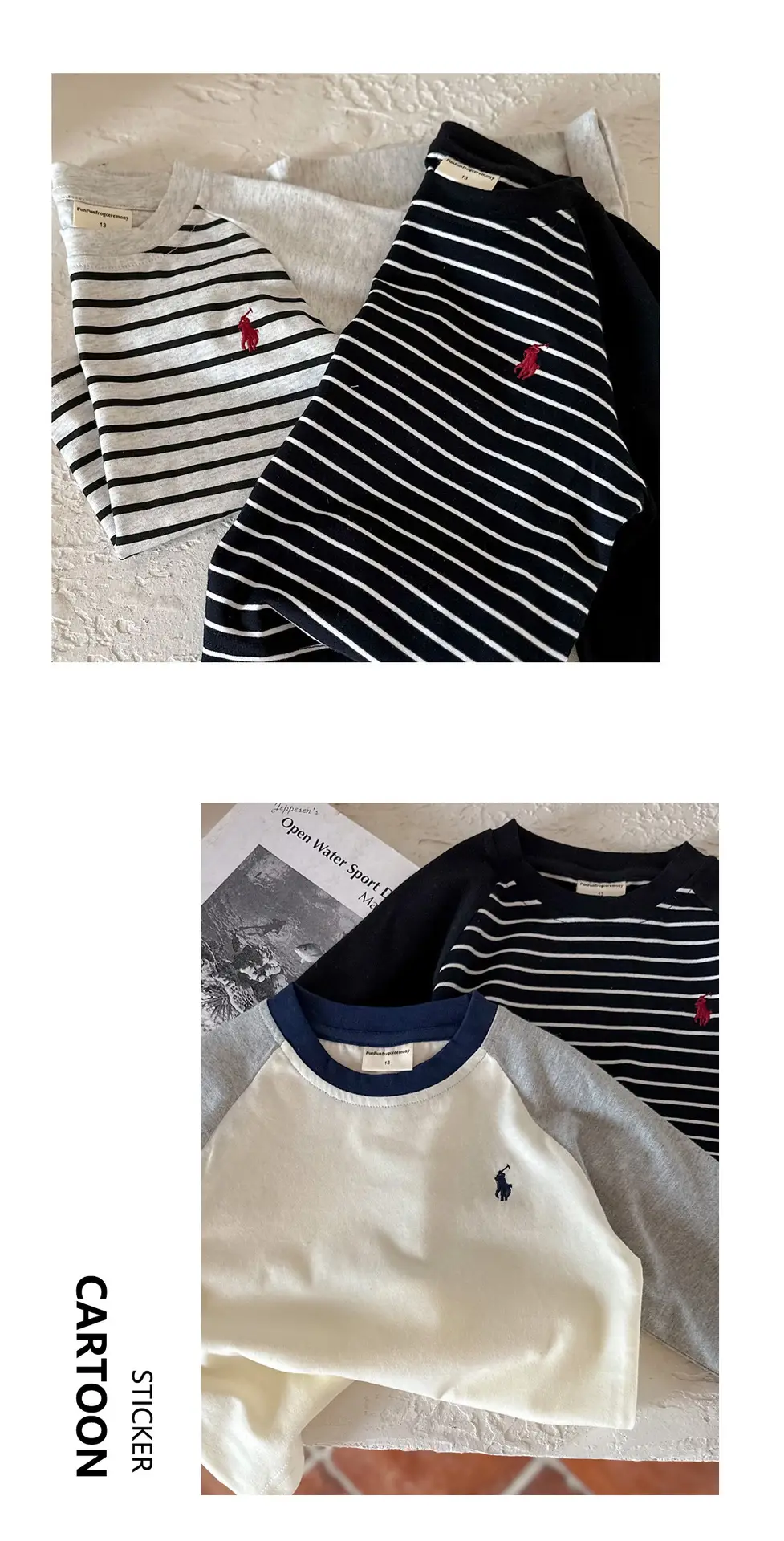 Boys Cotton Long Sleeve T-Shirt Size 26 — feature 12