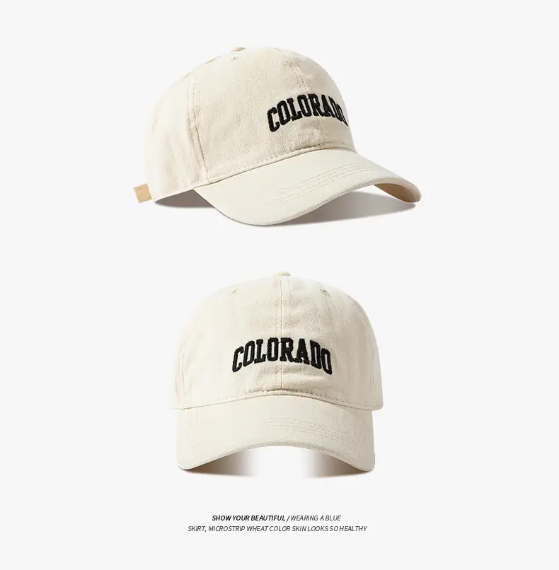 Colorado Embroidered Baseball Cap for Men Women — feature 10