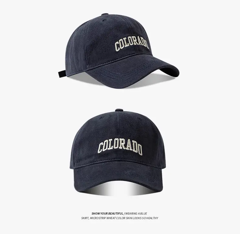 Colorado Embroidered Baseball Cap for Men Women — feature 6