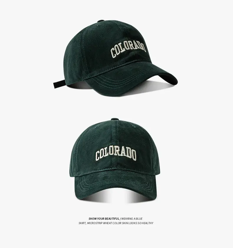 Colorado Embroidered Baseball Cap for Men Women — feature 8