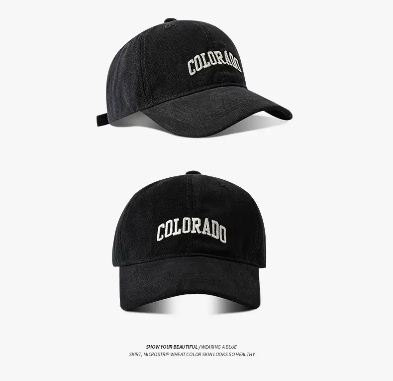 Colorado Embroidered Baseball Cap for Men Women — feature 9