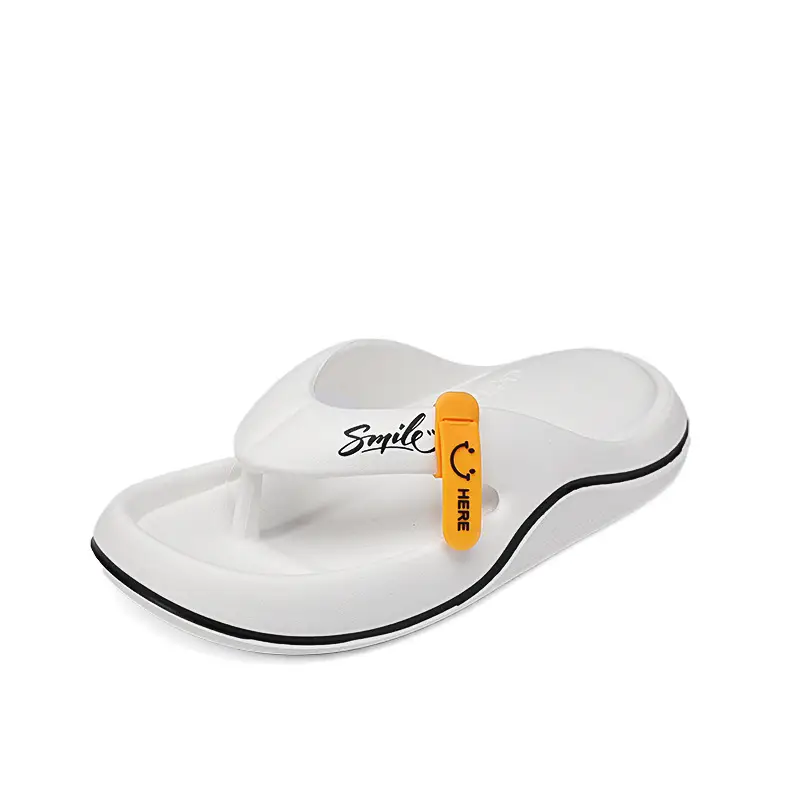 Men's Flip-Flops That Feel Like Stepping on Shit, 2025 Summer Thick-Soled Wear-Resistant Beach Sandals, Non-Slip Soft-Soled High-End Men's Slippers
