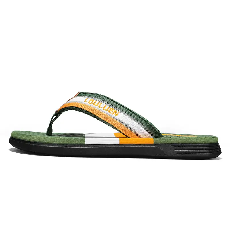 Flip-Flops Men's Trendy 2025 Summer New Fashion Outer Wear Beach Shoes Men's Outdoor Soft-Soled Comfortable Flip-Flops - Image 9