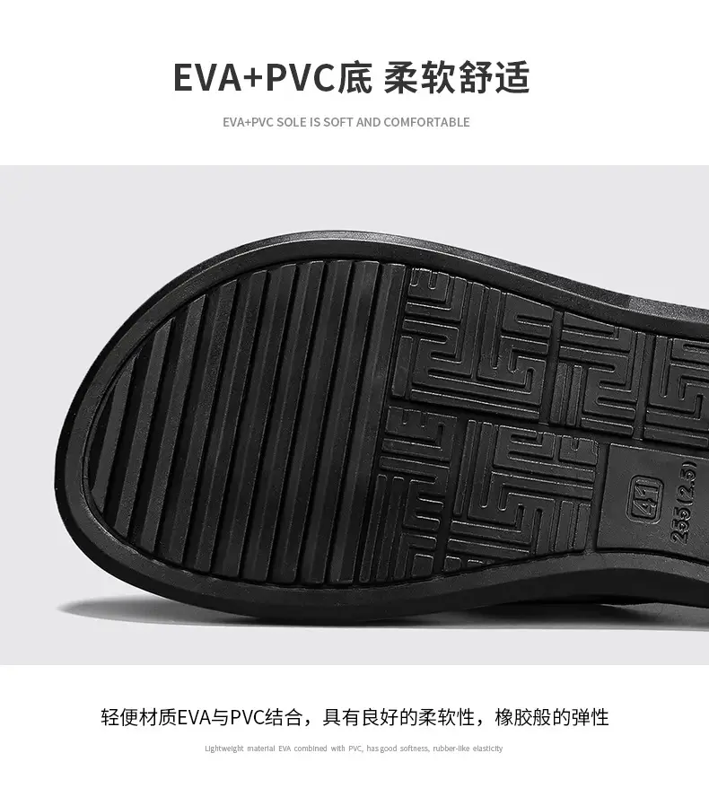 2025 Korean Style Green Orange Flip Flops for Men — feature 8