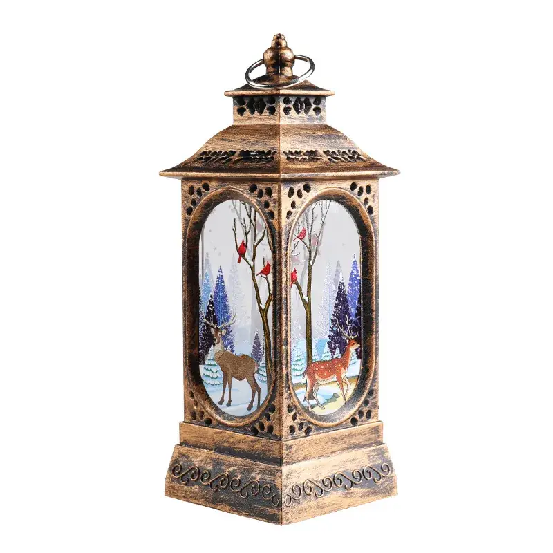 Christmas Wind Lamp with Snowman Design for Home Decor - Image 10