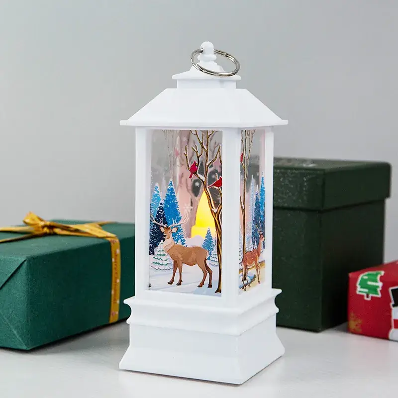 Christmas Wind Lamp with Snowman Design for Home Decor - Image 17
