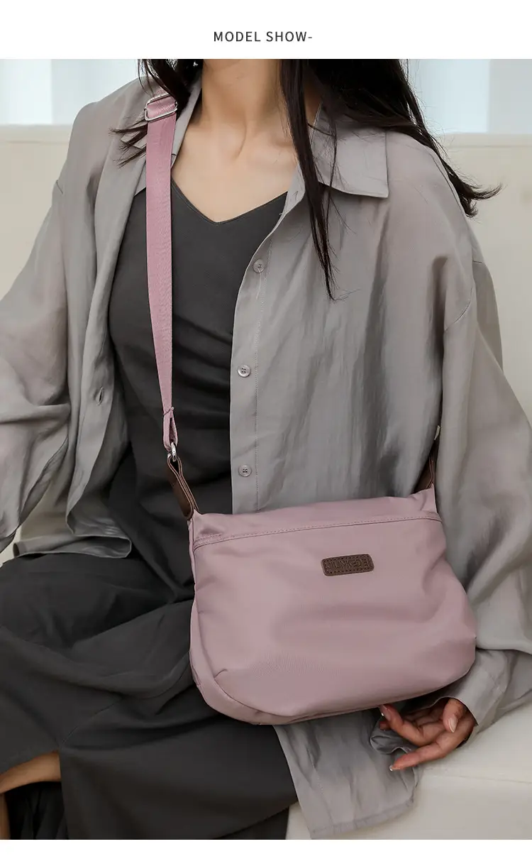 2024 New Lightweight Water-repellent Nylon Crossbody Bag — feature 20