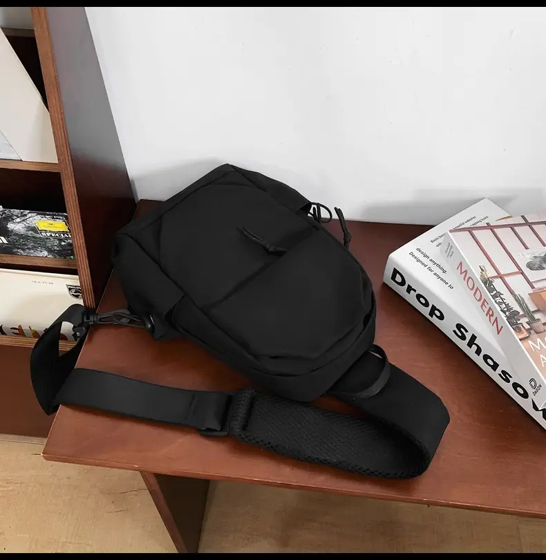 Men's White Chest Bag Shoulder Crossbody Style — feature 38