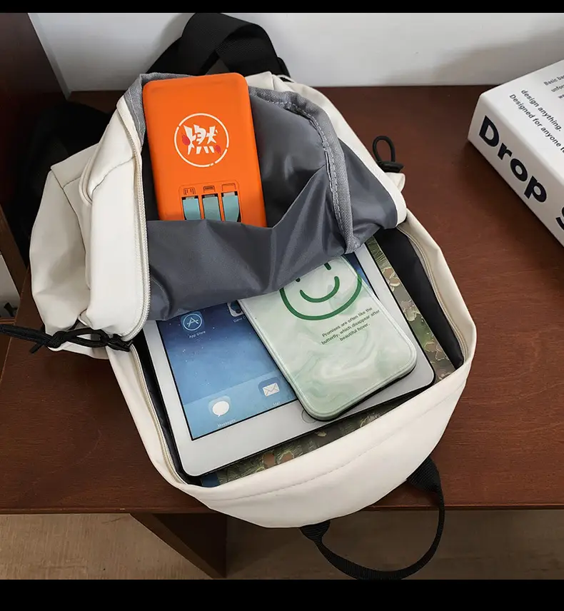 Men's White Chest Bag Shoulder Crossbody Style — feature 49
