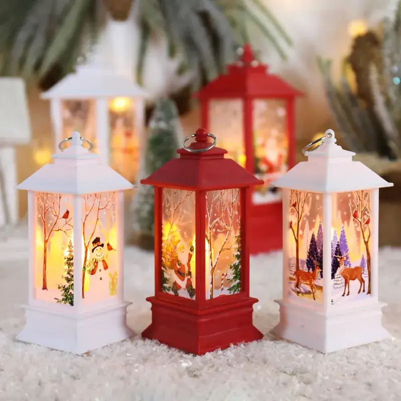 Christmas Wind Lamp Night Light Snowman Decor - Image 19
