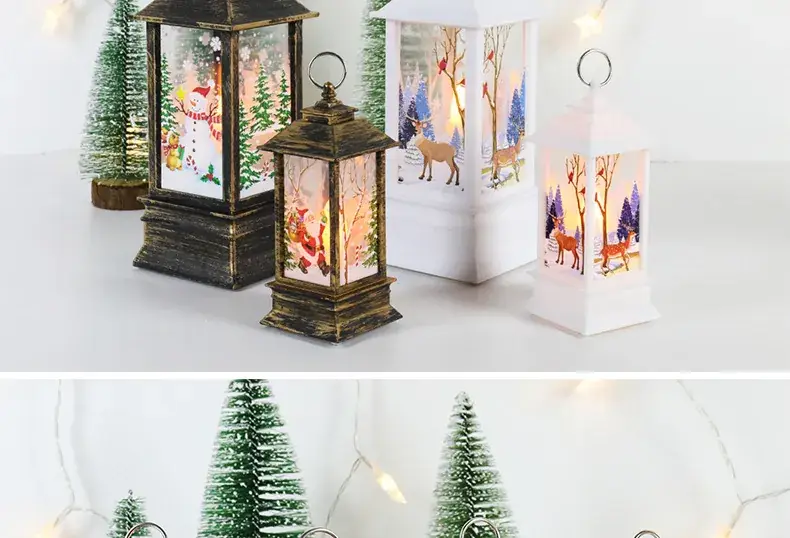 Christmas Wind Lamp Night Light Snowman Decor — feature 12