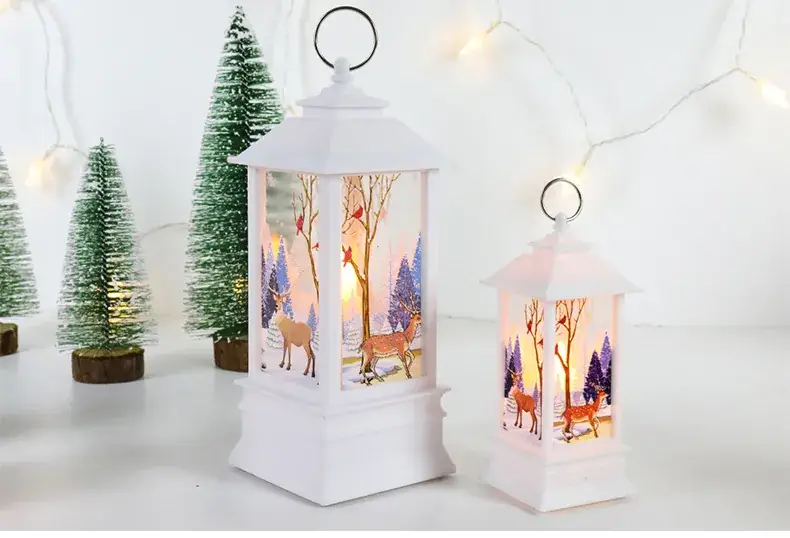 Christmas Wind Lamp Night Light Snowman Decor — feature 15
