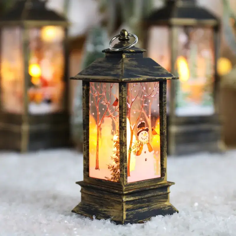 Christmas Wind Lamp Night Light Snowman Decor - Image 4