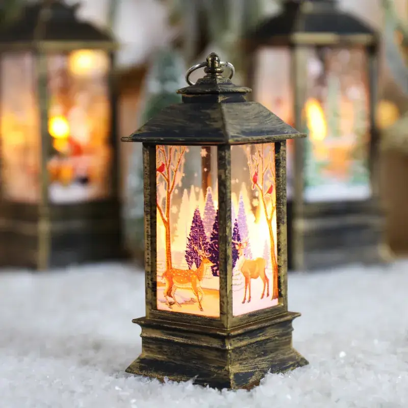 Christmas Wind Lamp Night Light Snowman Decor - Image 6