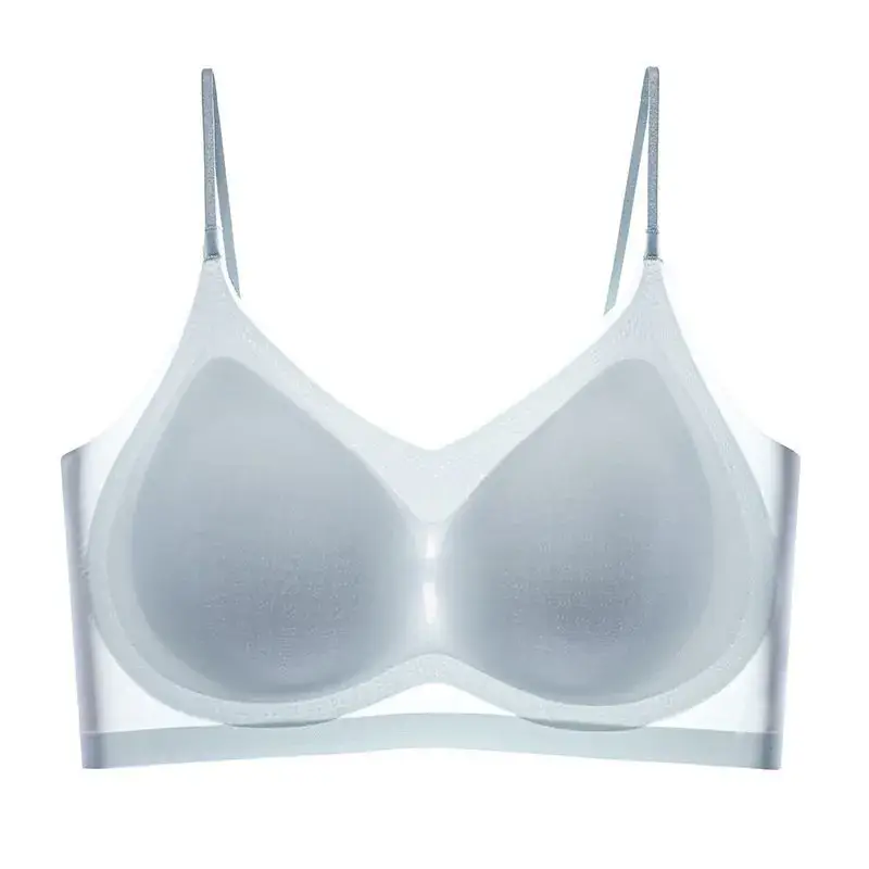 Ultra-Thin Traceless Sexy Bra for Women Small Chest Large Strapless - Image 3