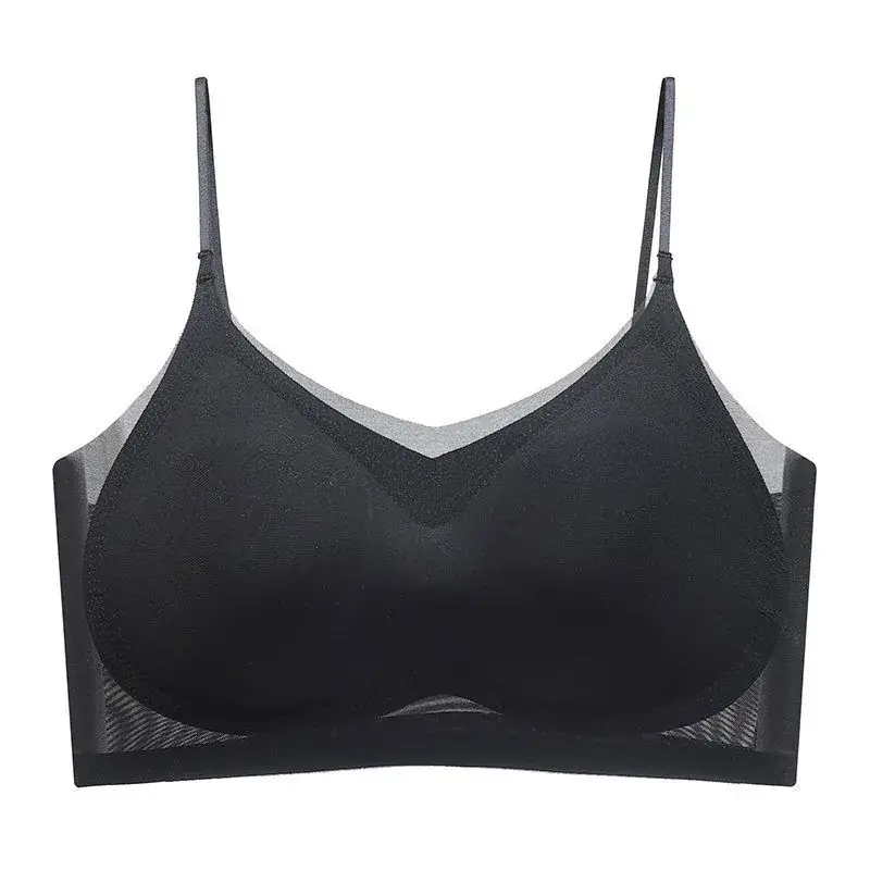 Ultra-Thin Traceless Sexy Bra for Women Small Chest Large Strapless - Image 2
