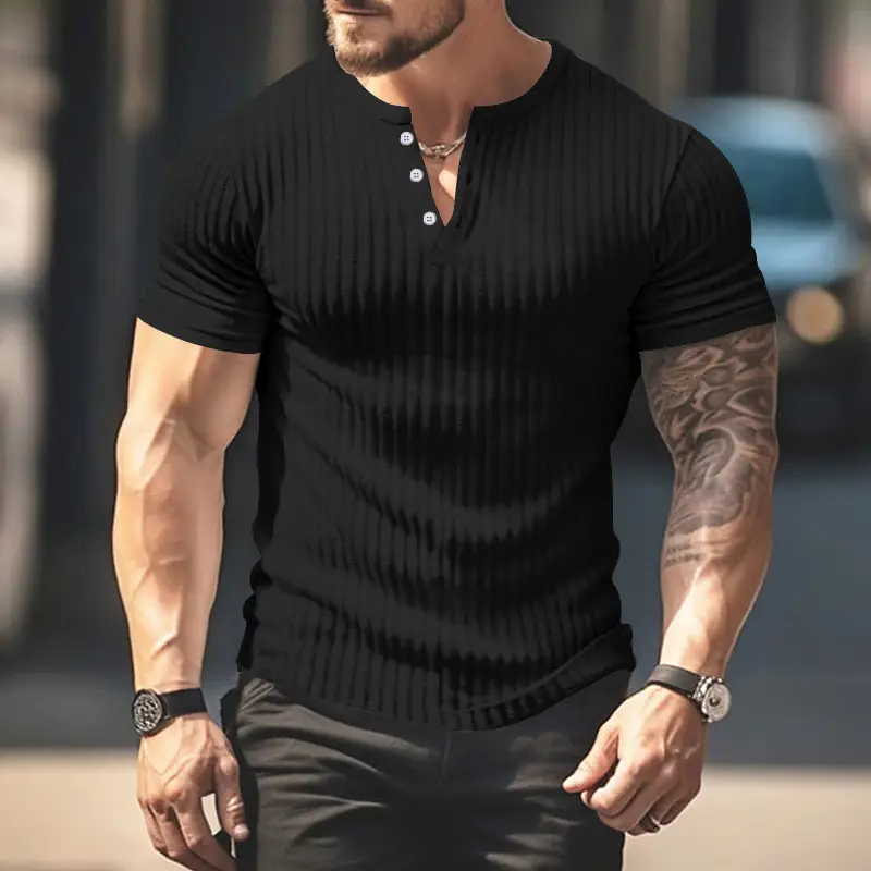 Men Grey Short Sleeve Hoodie Shorts Set Summer - Image 3