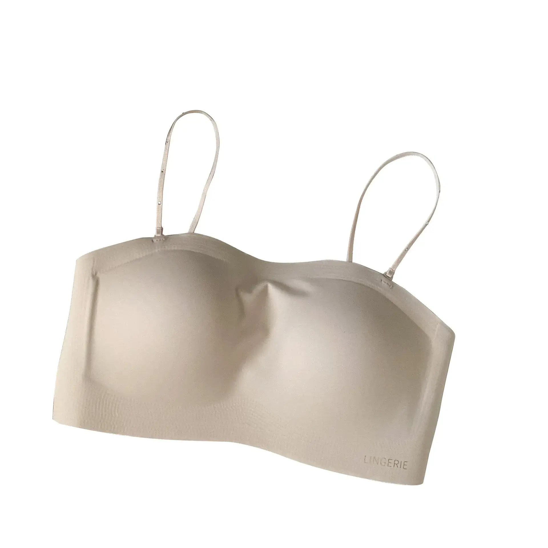 Women's Strapless Underwear Black Soft Anti-Slip Support - Image 9