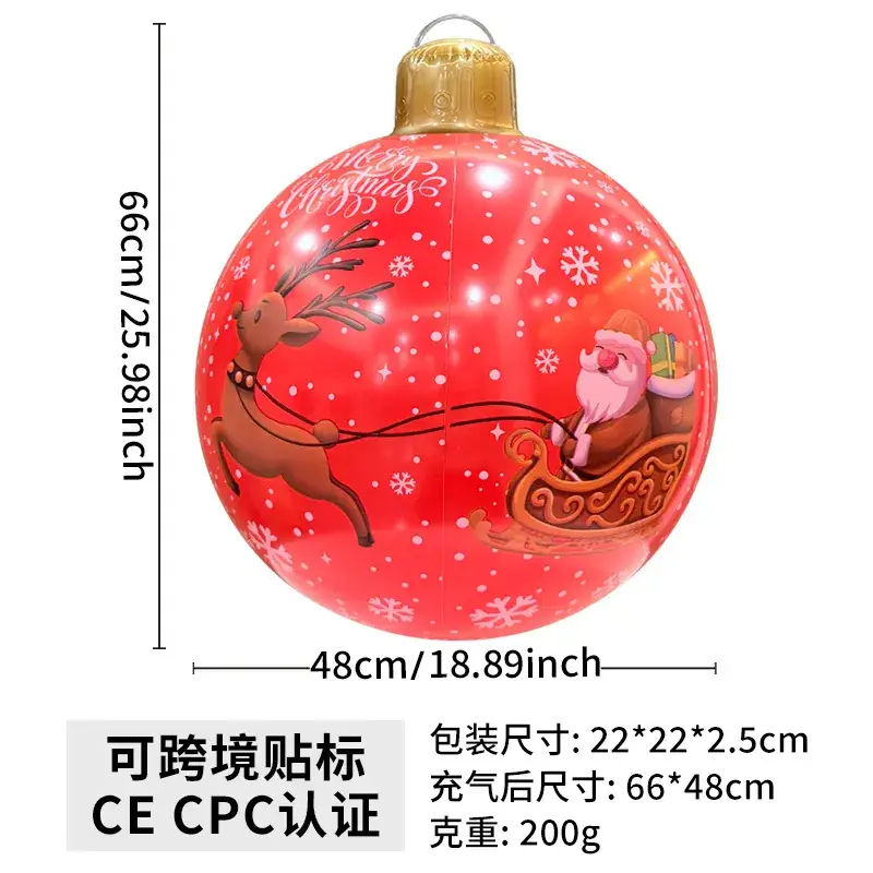 Christmas Water Injection Ornament Blue 22x22 - Image 8