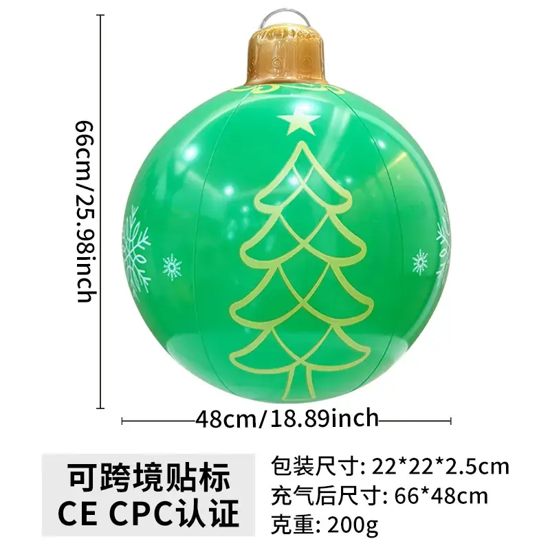 Christmas Water Injection Ornament Blue 22x22 - Image 10