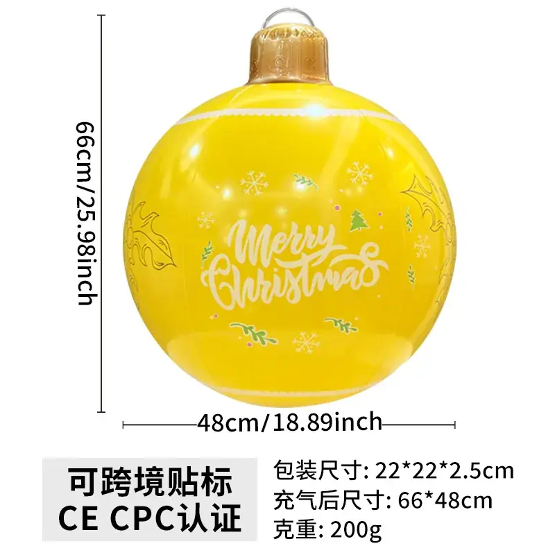 Christmas Water Injection Ornament Blue 22x22 - Image 3