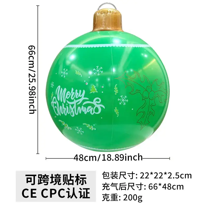 Christmas Water Injection Ornament Blue 22x22 - Image 5