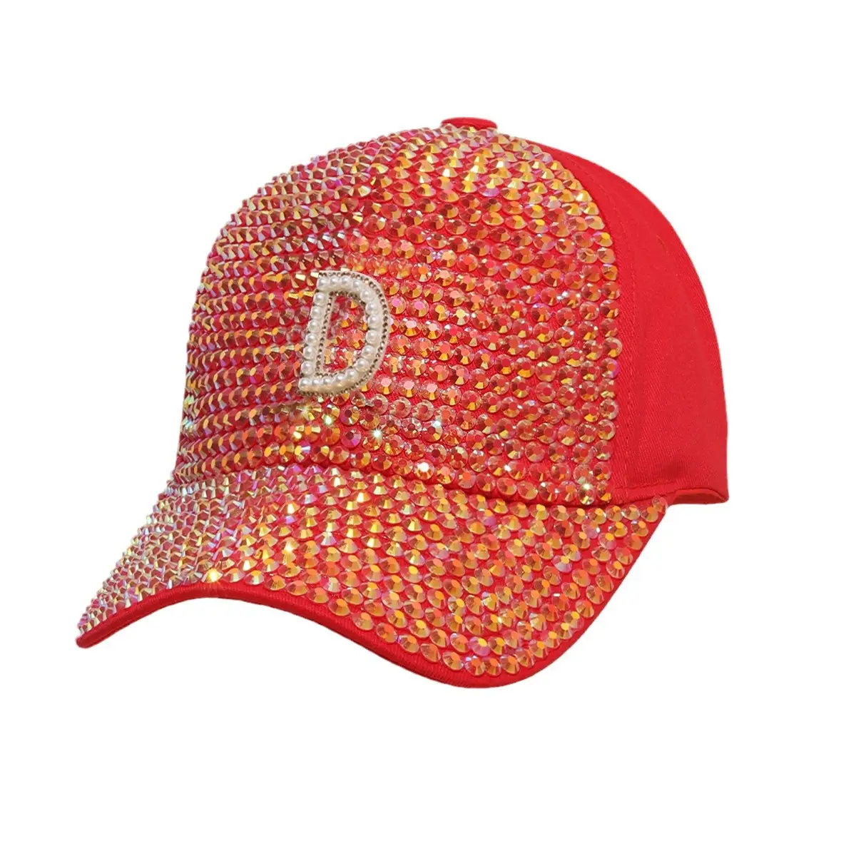 Women's Rhinestone Sun Hat with H Logo - Image 36