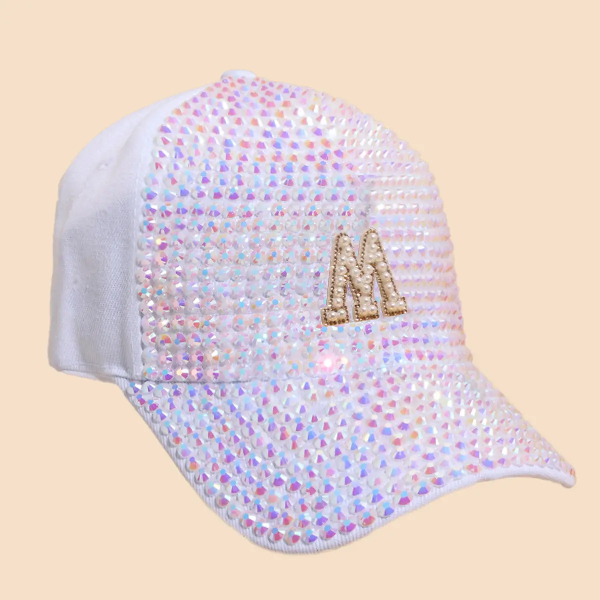 Women's Rhinestone Sun Hat with H Logo — feature 19