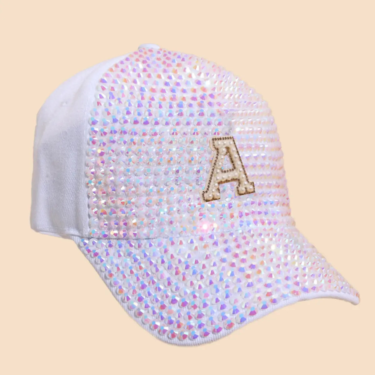 Women's Rhinestone Sun Hat with H Logo - Image 17