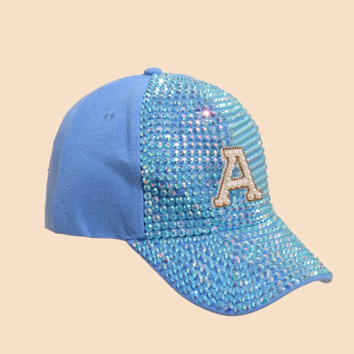 Women's Rhinestone Sun Hat with H Logo - Image 23