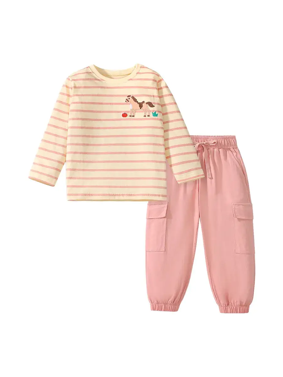 Little maven New Autumn Girls suit Children's Cotton Children's Wear Cute Long Sleeve Children's suit