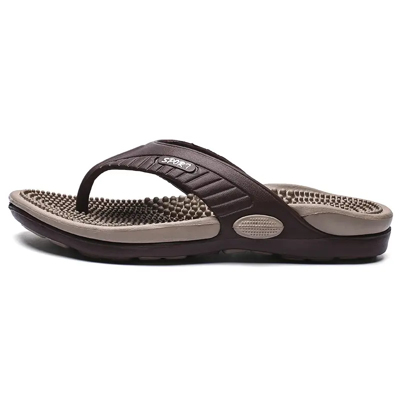 2022 Red Black Massage Flip Flops Men Summer — feature 4