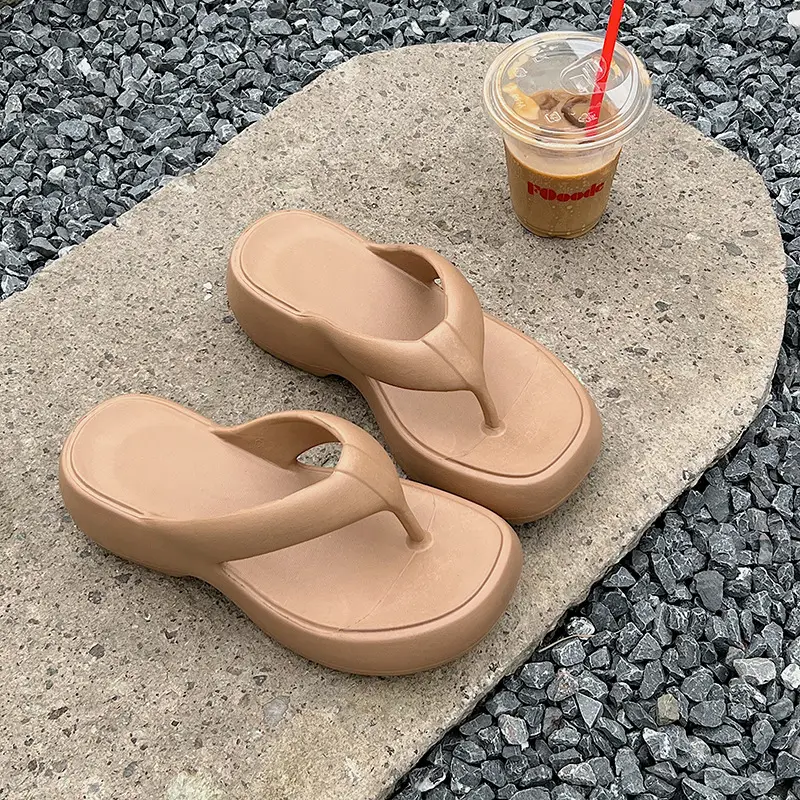 2024 Women's EVA Beach Flip-Flops Thick Soled Sandals