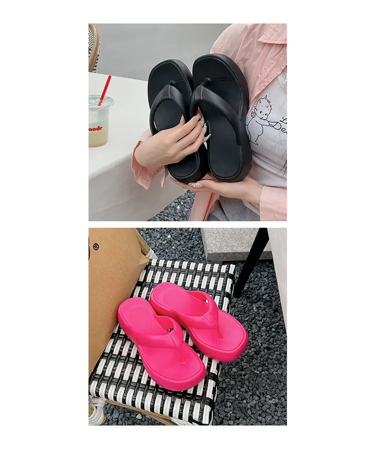2024 Women's EVA Beach Flip-Flops Thick Soled Sandals — feature 19